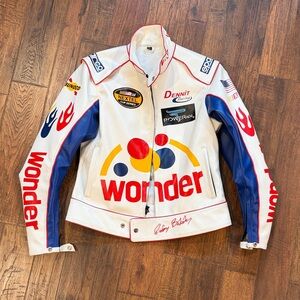 Ricky Bobby Women’s Wonder Bread Racing Leather Jacket